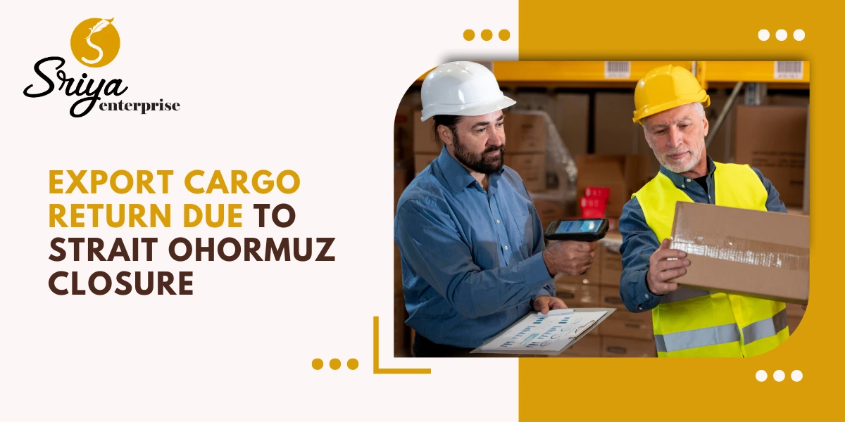 Export Cargo Return Due to Strait of Hormuz Closure