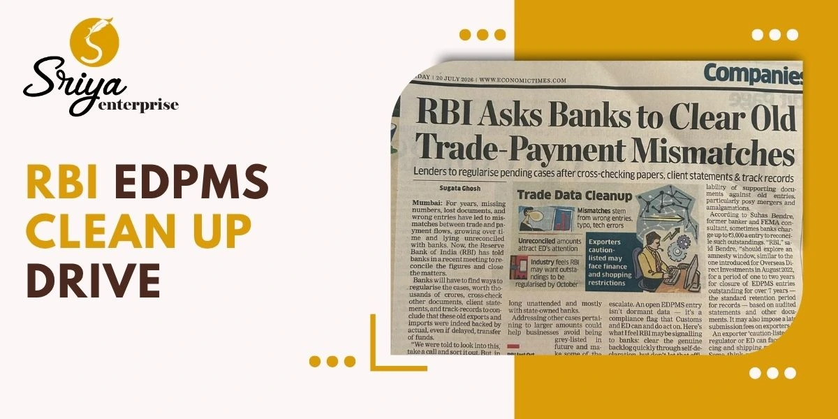 RBI EDPMS clean up drive
